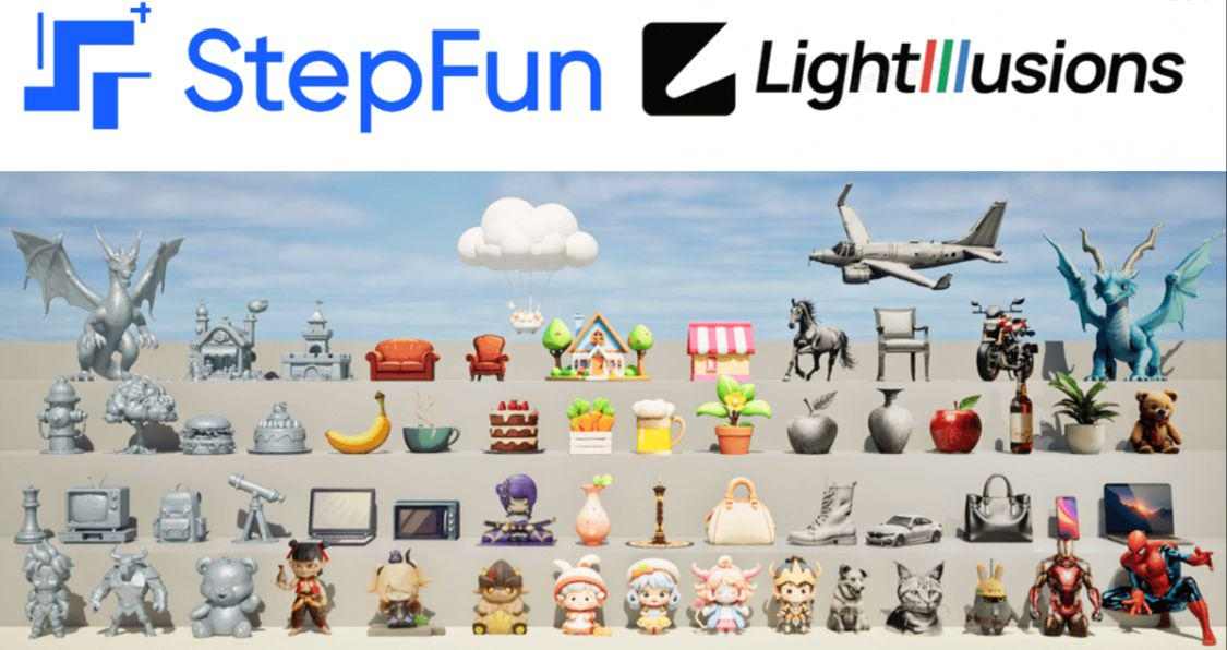 a3f91b5fj00sw8z16002jd000v900gkp 阶跃星辰开源 3D大模型 Step1X-3D,可生成高保真、可控的 3D 内容