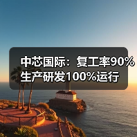中芯国际：复工率90% 生产研发100%运行（图3）