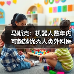 马斯克：机器人数年内可超越优秀人类外科医生，手术刀将让位于算法和执行器