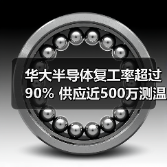 华大半导体复工率超过90% 供应近500万测温仪芯片
