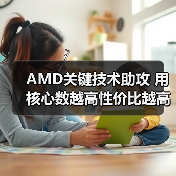 AMD关键技术助攻 用核心数越高性价比越高狙击竞争对手