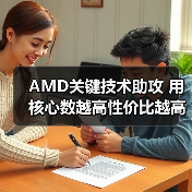 AMD关键技术助攻 用核心数越高性价比越高狙击竞争对手（图4）