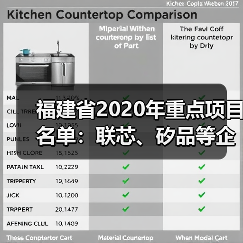 福建省2020年重点项目名单：联芯、矽品等企业项目在列（图3）