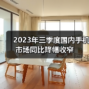 2023年三季度国内手机市场同比降幅收窄（图3）