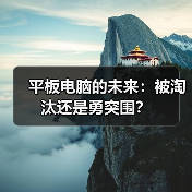 平板电脑的未来：被淘汰还是勇突围？