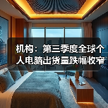 机构：第三季度全球个人电脑出货量跌幅收窄至7%