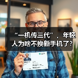 “一机传三代”，年轻人为啥不换新手机了？