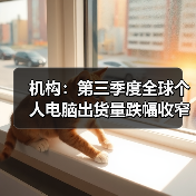 机构：第三季度全球个人电脑出货量跌幅收窄至7%（图2）