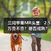 三问苹果MR头显：2.5万贵不贵？是否成熟？对中国市场有何影响？