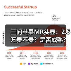 三问苹果MR头显：2.5万贵不贵？是否成熟？对中国市场有何影响？
