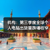 机构：第三季度全球个人电脑出货量跌幅收窄至7%（图3）