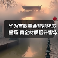 华为首款黄金智能腕表登场 黄金材质提升奢华感和身份认同感