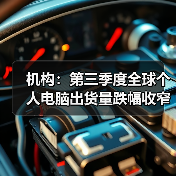 机构：第三季度全球个人电脑出货量跌幅收窄至7%