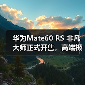 华为Mate60 RS 非凡大师正式开售，高端极致主义下的巅峰之作