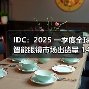 IDC：2025 一季度全球智能眼镜市场出货量 148.7 万台，同比增长 82.3%