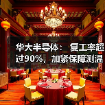 华大半导体： 复工率超过90%，加紧保障测温仪芯片供应（图2）