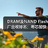 DRAM及NAND Flash厂营收排名；粤芯加快启动二期建设（图2）
