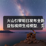 火山引擎明日发布全新豆包视频生成模型，支持无缝多镜头叙事
