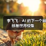 李飞飞：AI 的下一个目标是世界模型