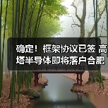 确定！框架协议已签 高塔半导体即将落户合肥（图2）