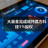 大基金完成减持晶方科技1%股权（图2）