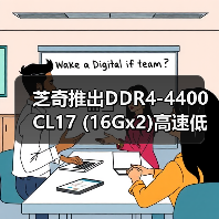 芝奇推出DDR4-4400 CL17 (16Gx2)高速低延迟内存套装!（图3）