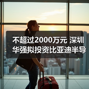 不超过2000万元 深圳华强拟投资比亚迪半导体（图4）