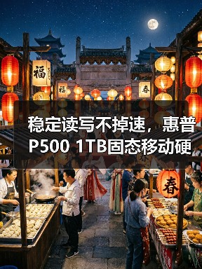 稳定读写不掉速，惠普P500 1TB固态移动硬盘开箱体验（图3）