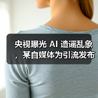 央视曝光 AI 造谣乱象，某自媒体为引流发布约 10 万条不实信息被上海警方采取刑事强制措施