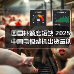 因国补额度短缺 2025中国电视整机出货量创下16年新低（图4）
