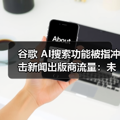 谷歌 AI搜索功能被指冲击新闻出版商流量：未经许可提取内容 + 低链接率（图2）