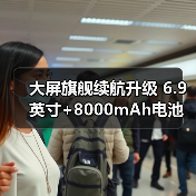 大屏旗舰续航升级 6.9英寸+8000mAh电池（图2）