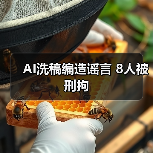 AI洗稿编造谣言 8人被刑拘（图4）