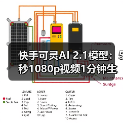 快手可灵AI 2.1模型：5秒1080p视频1分钟生成，成本直降65%（图4）