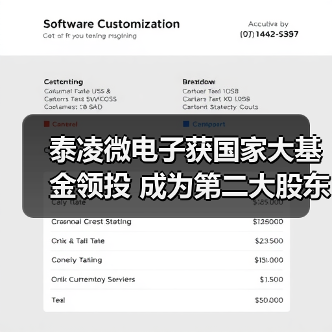 泰凌微电子获国家大基金领投 成为第二大股东（图2）