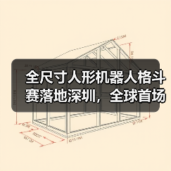 全尺寸人形机器人格斗赛落地深圳，全球首场“机甲拳王”即将开擂