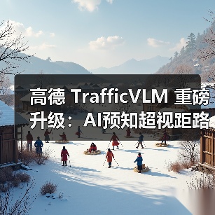 高德 TrafficVLM 重磅升级:AI预知超视距路况,带来“天眼”全局掌控(图1) 高德 TrafficVLM 重磅升级:AI预知超视距路况,带来“天眼”全局掌控(图1)