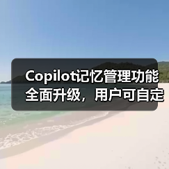 Copilot记忆管理功能全面升级，用户可自定义AI记忆内容（图3）