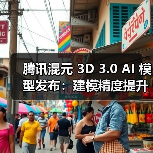 腾讯混元 3D 3.0 AI 模型发布:建模精度提升 3 倍,免费开放使用(图1) 腾讯混元 3D 3.0 AI 模型发布:建模精度提升 3 倍,免费开放使用(图1)