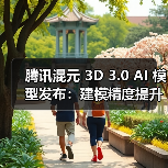 腾讯混元 3D 3.0 AI 模型发布:建模精度提升 3 倍,免费开放使用(图4) 腾讯混元 3D 3.0 AI 模型发布:建模精度提升 3 倍,免费开放使用(图4)