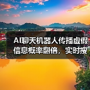 AI聊天机器人传播虚假信息概率翻倍，实时搜索功能成主因？