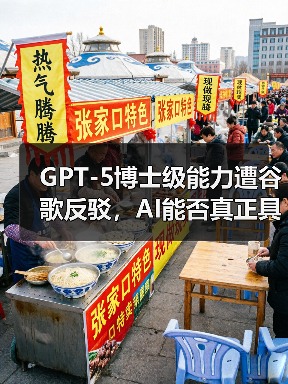 GPT-5博士级能力遭谷歌反驳,AI能否真正具备博士水平?(图1) GPT-5博士级能力遭谷歌反驳,AI能否真正具备博士水平?(图1)
