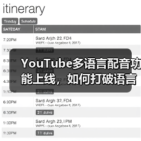 YouTube多语言配音功能上线,如何打破语言壁垒?(图3) YouTube多语言配音功能上线,如何打破语言壁垒?(图3)