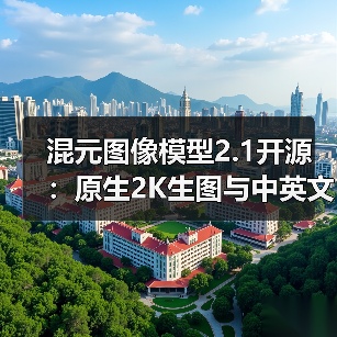 混元图像模型2.1开源:原生2K生图与中英文输入升级,创作效率如何提升?(图2) 混元图像模型2.1开源:原生2K生图与中英文输入升级,创作效率如何提升?(图2)