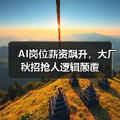 AI岗位薪资飙升，大厂秋招抢人逻辑颠覆