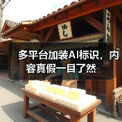 多平台加装AI标识，内容真假一目了然