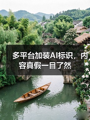 多平台加装AI标识，内容真假一目了然（图2）