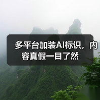 多平台加装AI标识，内容真假一目了然（图4）