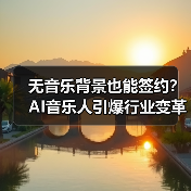 无音乐背景也能签约？AI音乐人引爆行业变革（图4）
