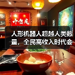 人形机器人超越人类数量，全民高收入时代会到来吗？